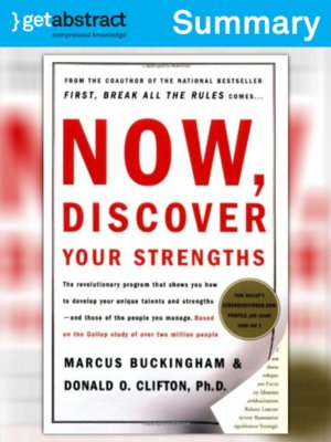 cover image of Now, Discover Your Strengths (Summary)